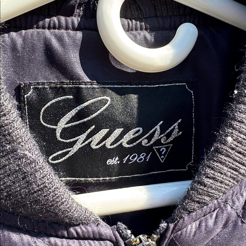 Guess Quilted Bomber Jacket - Picture 2 of 5